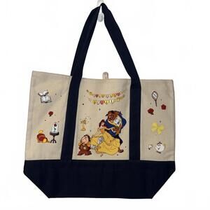 Disney Beauty and the Beast Canvas Tote Bag